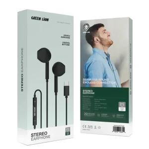 هدفون داخل گوش باسیم گرین لاین مدل GNSTROEPTCBK